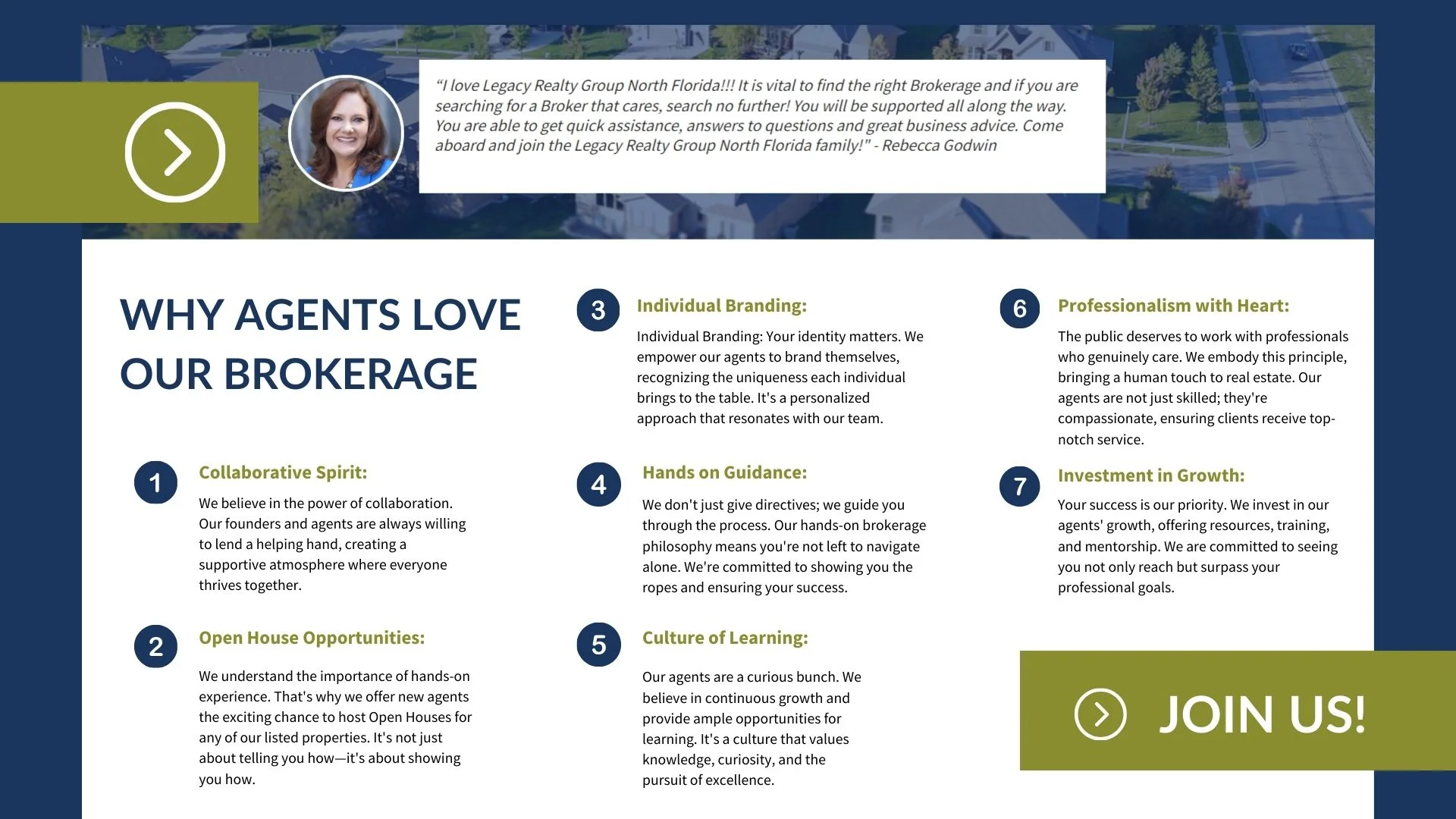 Why agents love our brokerage